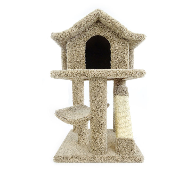 New Cat Condos 32" Premier Cat Pagoda Tree & Reviews Wayfair